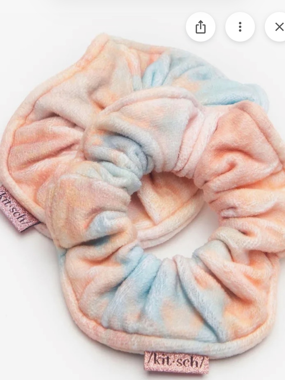 Kitsch Towel Scrunchies - NEW Sunset Tie Dye